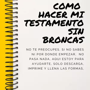 Imagen de portada para Ebook Formatos descargables para tu testamento