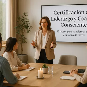 Imagen de portada para Curso online Certificación en Liderazgo y Coaching Consciente . Una experiencia de transformación interior y profesional para acompañar a otros desde la conciencia, el propósito y la confianza.