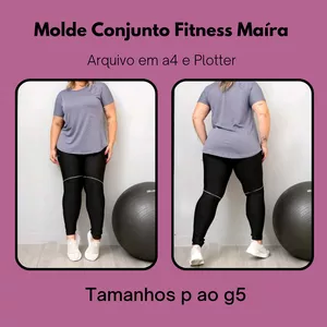 Imagem de capa para o Ebook Molde Conjunto Fitness Maíra 
