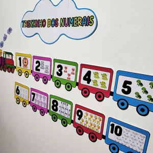 Imagem de capa para o Ebook Trenzinho dos Numerais