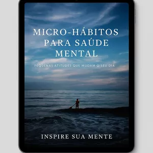 Imagem de capa para o Ebook Micro Hábitos para Saúde Mental