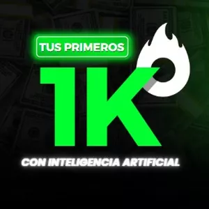 Imagen de portada para Curso online TUS PRIMEROS 1K CON I.A
