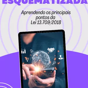 Imagem de capa para o Ebook LGPD Esquematizada