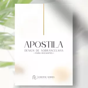 Imagem de capa para o Ebook Design de Sobrancelhas para Iniciantes