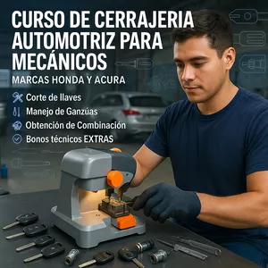 Imagen de portada para Curso online  🔵 Cerra Master Honda - Cerrajería Automotriz para Mecanicos