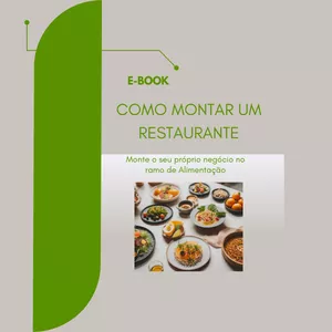Imagem de capa para o Ebook COMO MONTAR UM RESTAURANTE