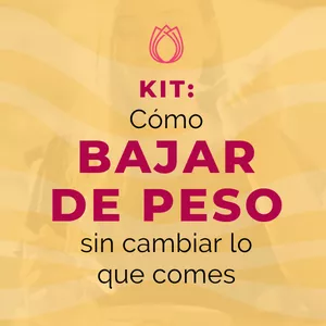 Imagen de portada para Curso online Cómo bajar de peso sin cambiar lo que comes