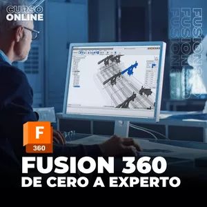 Imagen de portada para Curso online Fusion 360 desde Cero a Experto