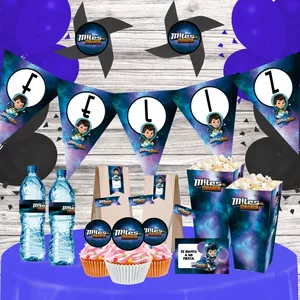 Imagen de portada para Curso online Kit Imprimible Miles del Mañana Candy Bar Personaliza tu Fiesta (PDF)