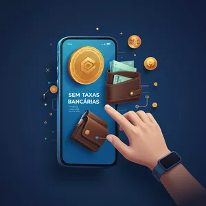 Imagem de capa para o Ebook Sem Taxas Bancárias: A Praticidade e Liberdade de Usar uma Carteira Cripto