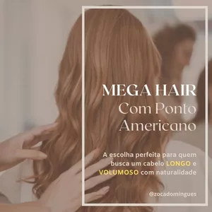 Mega Hair - Ponto Americano