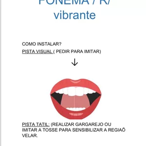 Imagem de capa para o Ebook E-BOOK como fazer seu filho(a) falar R-Vibrante