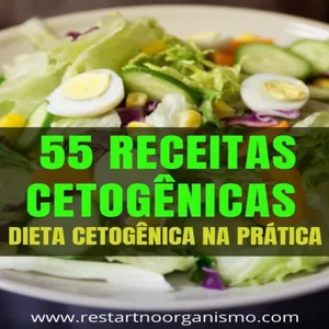 Imagem de capa para o Ebook 55 Receitas Cetogênicas para Dar Restart no Organismo