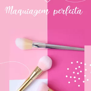 Imagem de capa para o Ebook Maquiagem perfeita 