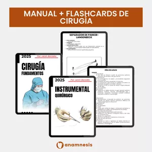 Imagen de portada para Ebook 👨‍⚕️FlashCards de Instrumental Quirúrgico + Fundamentos de Cirugía