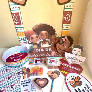 Imagem de capa para o Ebook Kit Lembrancinhas Consciência Negra