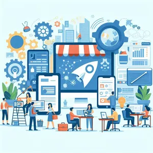 Imagem de capa para o Ebook Guia Prático de Marketing Digital para Iniciantes