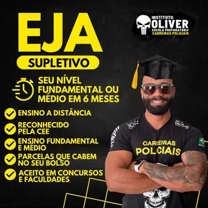 Curso Supletivo EJA - Educação de Jovens Adultos  EAD - Instituto Óliver>