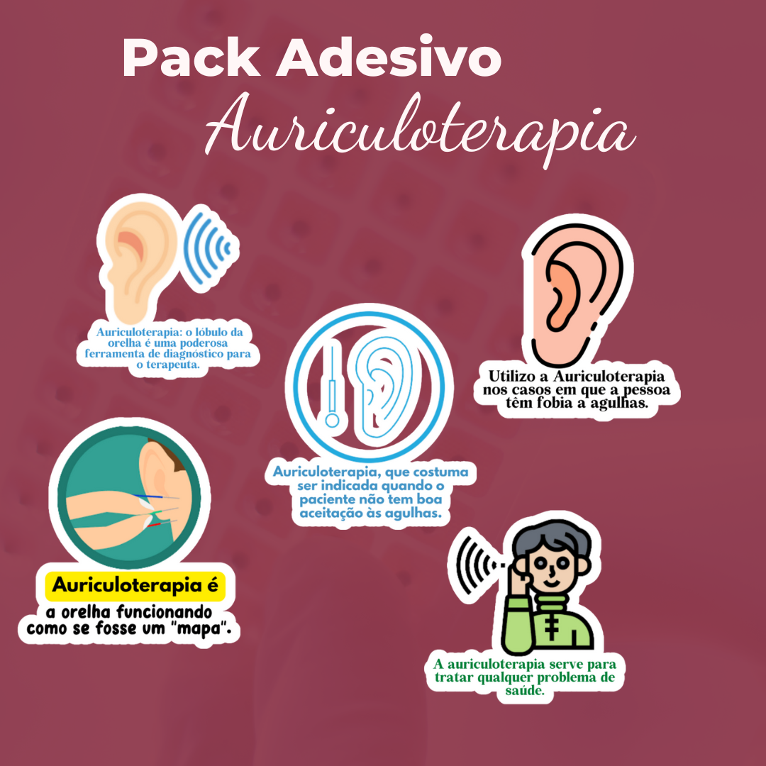 Pack Adesivo Auriculoterapia