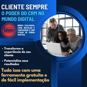 Imagem de capa para o Curso online Cliente Sempre: O Poder do CRM no Mundo Digital