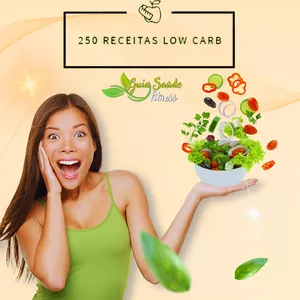 Imagem de capa para o Ebook Receitas Low Carb Método Americano 2023 