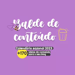 Imagem de capa para o Ebook Balde de Conteúdo