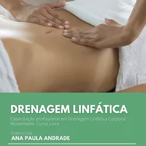Imagem de capa para o Ebook Manual - Drenagem Linfática Para Iniciantes