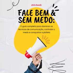 Imagem de capa para o Ebook Fale bem e sem medo