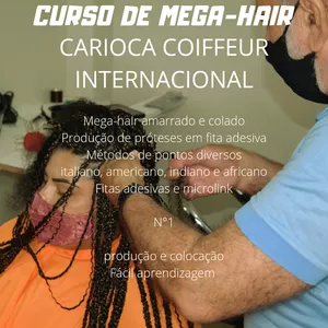 Imagem do curso MasterLocks Técnicas de confecção e aplicação de Mega-hair com Carioca Coiffeur