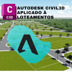 Imagem do curso  CIVIL 3D APLICADO A LOTEAMENTOS