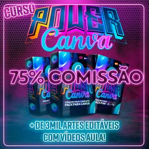 Imagem do curso Power Canva + Mega Pack + Bônus Especiais