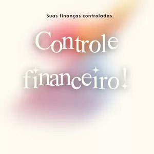 Imagem de capa para o Ebook Planilha financeira - controle seus gastos @nicollyomello