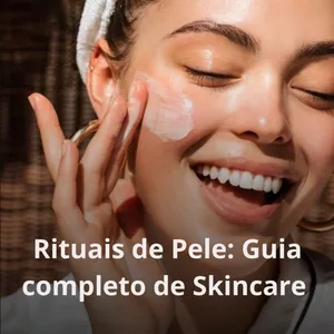 Imagem de capa para o Ebook Rituais de Pele: Guia completo de Skincare 