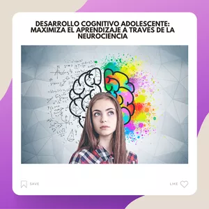 Imagen de portada para Curso online DESARROLLO COGNITIVO ADOLESCENTE: MAXIMIZA EL APRENDIZAJE A TRAVÉS DE LA NEUROCIENCIA