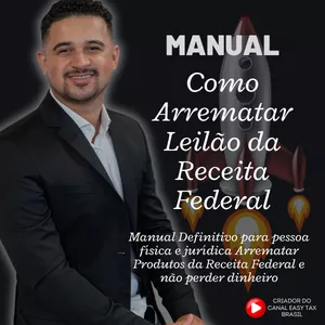 Imagem de capa para o Ebook Como Arrematar Leilão da Receita Federal - Manual Passo a Passo