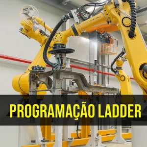 Imagem de capa para o Curso online Curso Completo de Programação de PLC em Ladder – Do Zero ao Avançado