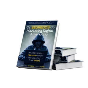 Imagem de capa para o Ebook Os Segredos do Marketing Digital Americano