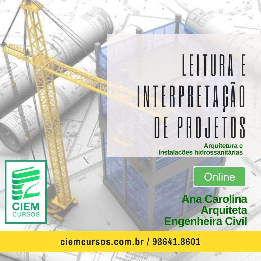Curso CURSO DE LEITURA E INTERPRETAÇÃO DE PROJETOS