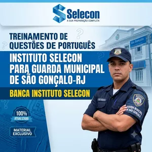 Imagem do curso GM São Gonçalo- RJ: Treinamento de questões Português Selecon (pré-venda)