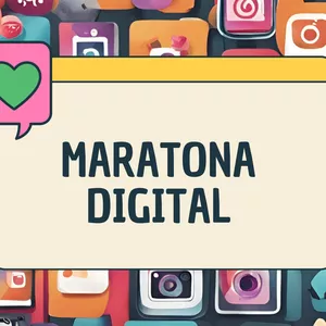 Imagem de capa para o Ebook Maratona Digital | Instagram Orgânico Engajado