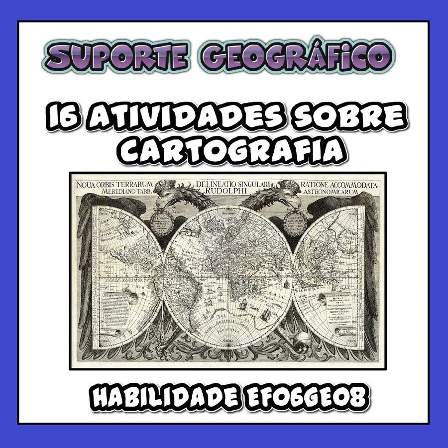 16 Atividades sobre cartografia