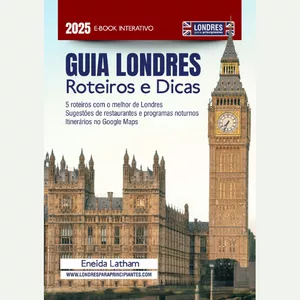 Imagem de capa para o Ebook Guia Londres roteiros e dicas 