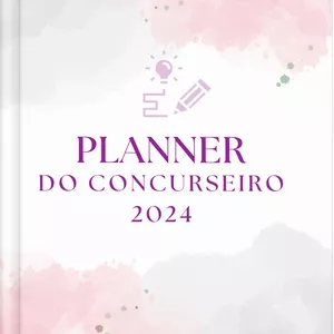 Imagem de capa para o Curso online Planner do Concurseiro 2024- Plano Certo