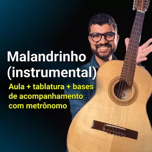 Imagem de capa para o Curso online Malandrinho (instrumental) - 180 dias de acesso