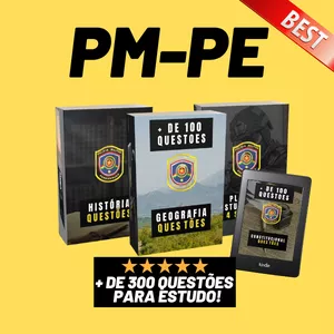 Imagem do curso PMPE - QUESTÕES com RESPOSTAS