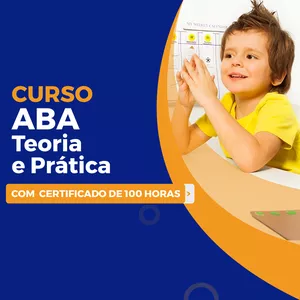 Imagem de capa para o Curso online CURSO ABA NO TEA - TEORIA E PRÁTICA 
