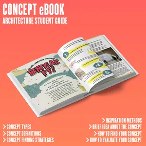 Cover image for Ebook 📚 Architectural Concept eBook | Architecture Student Guide