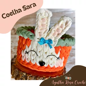 Imagem de capa para o Curso online Coelha Sara - Crochê fio de malha