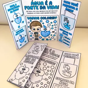 Imagem de capa para o Ebook LAPBOOK DIA DA ÁGUA 