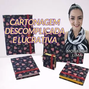 Imagem do curso Cartonagem descomplicada e lucrativa.